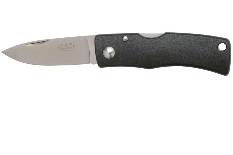 Fällkniven U2Elmax U2 vreckový outdoorový nôž 6,4 cm, čierna, Grilon