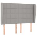 vidaXL Boxspring posteľ s matracom bledosivá 140x200 cm látka