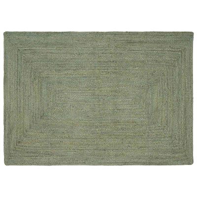 vidaXL Kusové koberce Obdĺžnikový Olivovo zelená 120 x 170 cm Juta