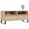 vidaXL TV skrinka dub sonoma 100x34,5x44,5 cm spracované drevo