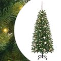 vidaXL Umelý vianočný stromček Zelená 150 cm PE a PVC