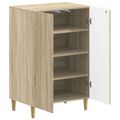 vidaXL Skriňa na topánky ARNHEM 59,5 x 39,5 x 90 cm Kompozitné drevo