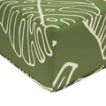 vidaXL Vankúš na vonkajšiu pohovku Polyester Design s listami