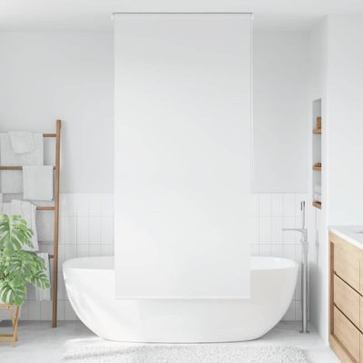 vidaXL Sprchová roleta, 120x240 cm, biela