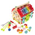 Montessori multifunkčný drevený domček Kruzzel 22564
