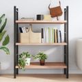 vidaXL Nástenná polica bledohnedá 80x40x(2-4) cm ošetrený masívny dub