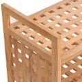 vidaXL Stojan na topánky so zásuvkou 70x27x81 cm masívny orech