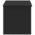 vidaXL Úložný box čierny 90x35x35 cm spracované drevo