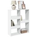 vidaXL Deliaca stena biela 100x33x115 cm kompozitné drevo
