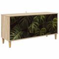vidaXL TV skrinka ELBURG 102 x 33 x 50 cm Sonoma Kompozitné drevo