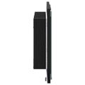 vidaXL Zrkadlo do kúpeľne s LED Čierny dub 40 x 37 x 8.5 cm