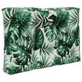 vidaXL Vankúš na vonkajšiu pohovku Polyester Vzor s listami 60 x 60 cm