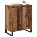 vidaXL Servírovacia skriňa Staré drevo 60 x 35 x 70 cm