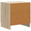 vidaXL Nočný stolík 2 ks Dub sonoma 43 x 34,5 x 44,5 cm