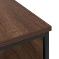 vidaXL Nočný stolík Hnedý dub 41 x 28 x 76 cm Kompozitné drevo