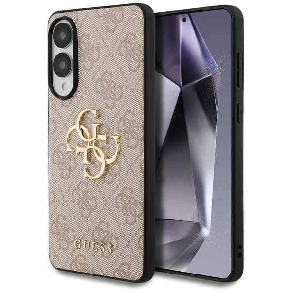 Puzdro Guess pre Samsung Galaxy S25 Edge GUESS HC 4G PU veľké logo ružová
