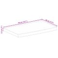 vidaXL Stolová doska 40x20x2,5 cm živý okraj masívny mangovník