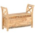 vidaXL Lavička do haly 103x33x72 cm masívne mangovníkové drevo
