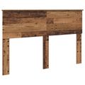 vidaXL Rám postele Staré drevo 140 x 190 cm Kompozitné drevo