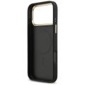 Puzdro Guess 4G Srtass Logo & Big Strap Metal Buttons MagSafe pre iPhone 17 Pro Max čierne