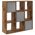 vidaXL Servírovacia skriňa Staré drevo 102 x 31 x 99,5 cm