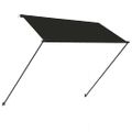 vidaXL Zaťahovacia markíza s LED 250x150 cm antracitová