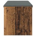 vidaXL Predsieňová lavica s vankúšom Staré drevo 103 x 38 x 40 cm