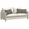 vidaXL Vankúše na pohovku 2 pcs Svetlosivá 80 x 40 cm