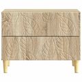 vidaXL Nočný stolík Dub sonoma 62 x 34,5 x 48 cm Kompozitné drevo