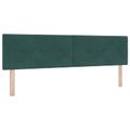 vidaXL Posteľ boxspring s matracom Tmavozelená 180 x 200 cm Zamat