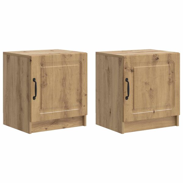 vidaXL Nočný stolík 2 pcs Dub artisan 43 x 34,5 x 47 cm