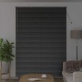 vidaXL Rímske žalúzie Čierna 220 x 155 cm Hliník