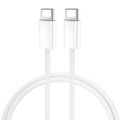 BWOO Kábel USB-C - USB-C 1m 60W pre iPhone 15 BO-X284 biela