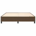 vidaXL Posteľný rám s boxspringom tmavohnedá 180x200 cm látka
