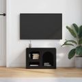 vidaXL TV skrinka ELST 60 x 35 x 40 cm Čierna Kompozitné drevo