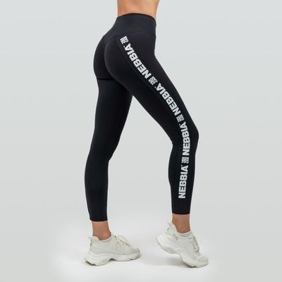 Dámske legíny ICONIC High Waist Black - NEBBIA
