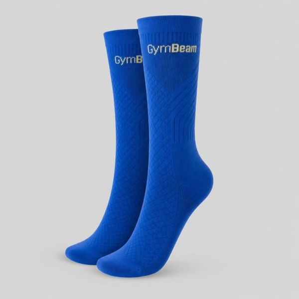Bežecké ponožky Blue - GymBeam, veľkosť L
