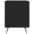 vidaXL Nočný stolík čierny 40x35x47,5 cm kompozitné drevo
