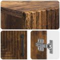 vidaXL Skriňa na topánky HAARLEM 59,5 x 39,5 x 89,5 cm Dymový dub