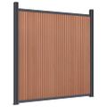vidaXL Plotový panel hnedý 1218x186 cm WPC