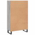 vidaXL Vysoká skrinka sivá sonoma 69,5x31x115 cm kompozitné drevo