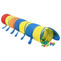 vidaXL Detský hrací tunelový stan viacfarebný 245 cm polyester
