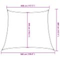 vidaXL Slnečná plachta 160 g/m² lichobežníková hnedá 4/5x4 m HDPE