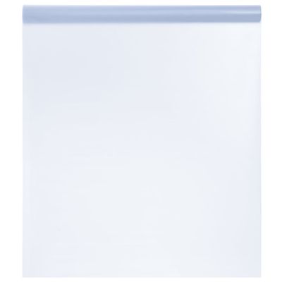 vidaXL Okenná fólia statická matná sivá 60x500 cm PVC