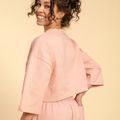 Dámske tričko Cropped Serenity Pink - BeastPink, veľkosť L, veľkosť oblečenia L