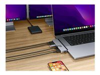 Dokovacia stanica - USB-C x 2 - HDMI, USB4 - 1GbE - pre Apple MacBook Air; MacBook Pro