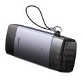 Čítačka pamäťových kariet SD/TF série Baseus Lite, USB + USB-C (sivá)