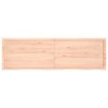 vidaXL Kúpeľňová doska 200x60x(2-4) cm neošetrený masív