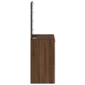 vidaXL Toaletný stolík Hnedý dub 50 x 41 x 135 cm Kompozitné drevo
