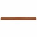 vidaXL Parapetné dosky Hnedé drevo 100 x 15 x 4,5 cm PVC